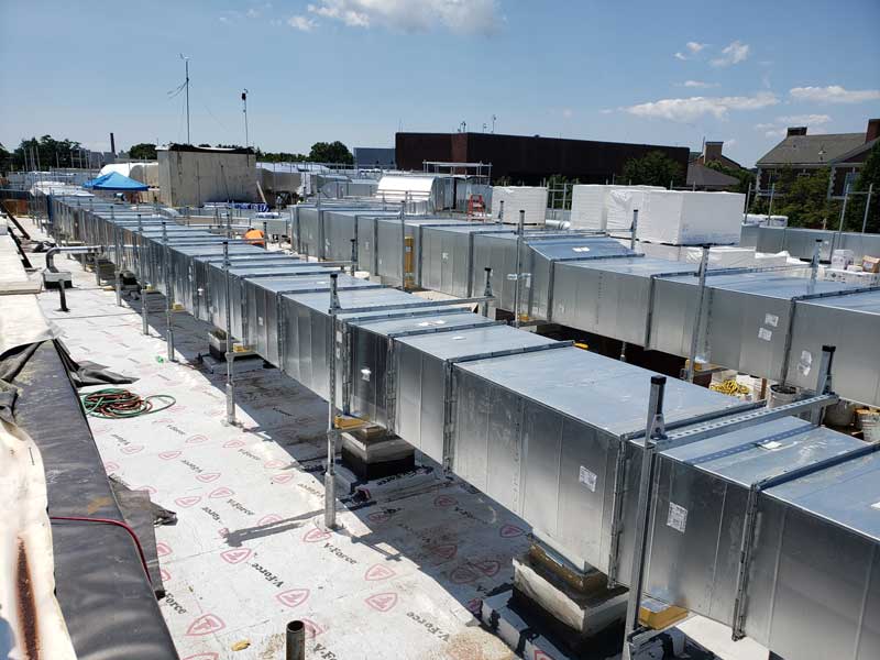 Rooftop HVAC project